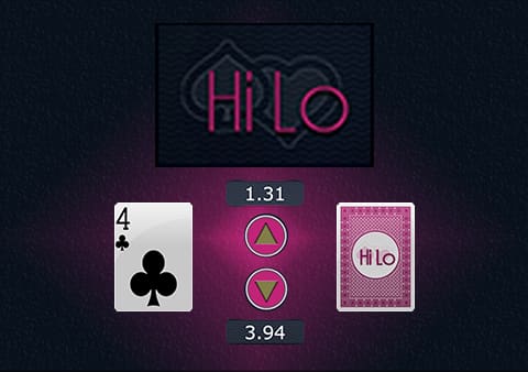 High Low card game