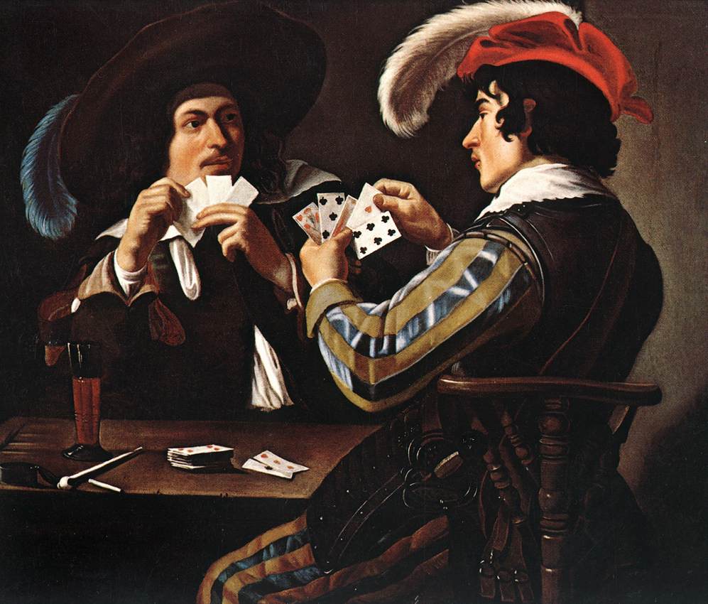 Theodoor Rombouts Joueurs de cartes